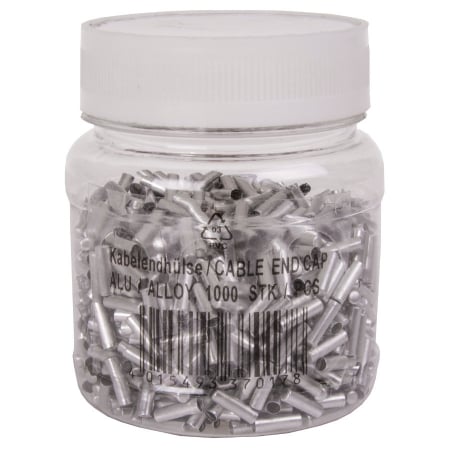Capete Cablu PROMAX Aluminiu Silver 1000 buc/sticla  [1]