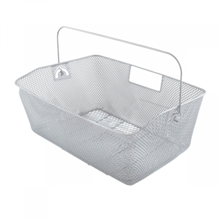 Accesorii - Cos Metal Spate M-WAVE 41x30x18/15 cm Silver