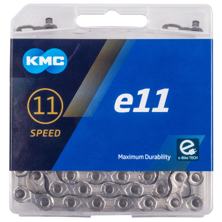 Accesorii E-Bike - Lant E-Bike  KMC  E11-Silver 11 viteze 122 zale