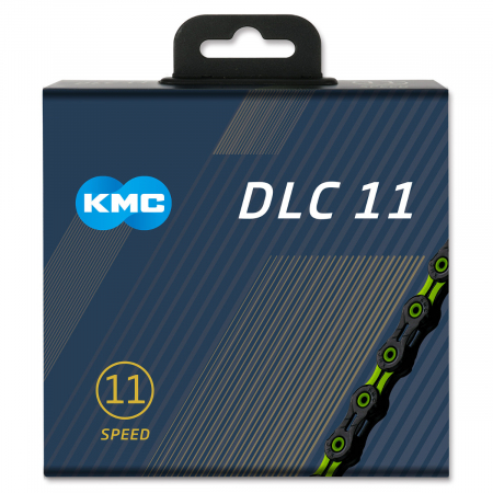 Piese - Lant KMC DLC11- Negru/ Verde 118 zale