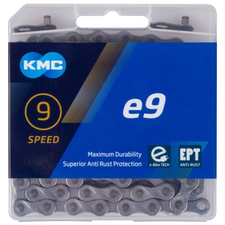 Piese - Lant KMC e9 EPT 9v 136 zale Silver