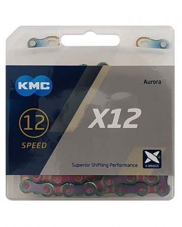 Piese - Lant KMC X12 Aurora Blue 126 zale