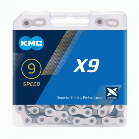 Piese - Lant KMC  X9 Silver/Grey  114 Zale