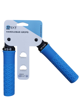 Mansoane MTB SXT ZN-047 - 130 mm Lock-On Albastru [3]