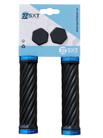Accesorii - Mansoane SXT - TWIST Negru/Albastru 130 mm