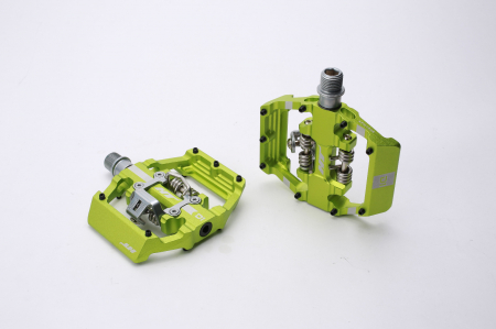 Accesorii Pedale - Pedale Duble HT D1 Verde Apple