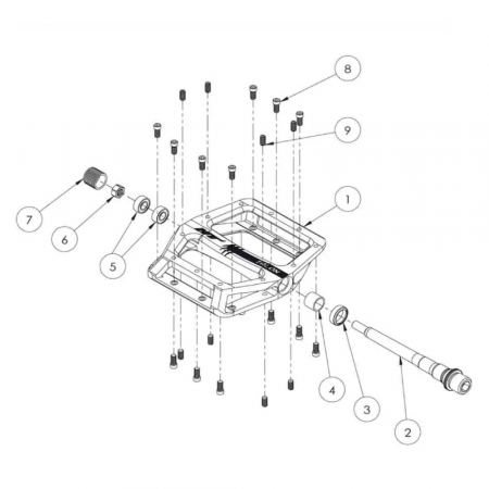 Pedale HT AN71 - TALON Albastru Royal [3]