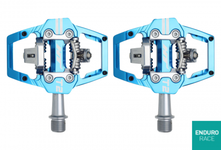 Accesorii Pedale - Pedale HT T2 Albastru Marine