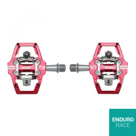 Accesorii Pedale - Pedale HT T2 Rosu