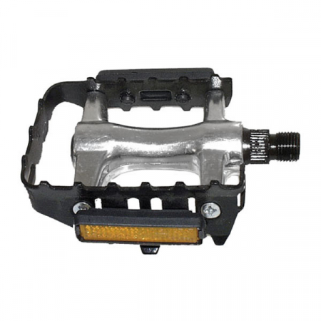 Pedale M-WAVE  STEADY-A Silver/Negru [1]