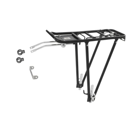 Accesorii - Portbagaj Aluminiu Spate M-WAVE SCREW-ON II A 24"-28" Negru