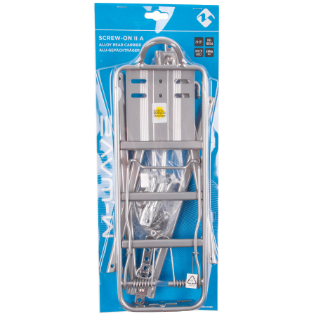 Portbagaj Aluminiu Spate M-WAVE SCREW-ON II A 24"-28" Silver [1]