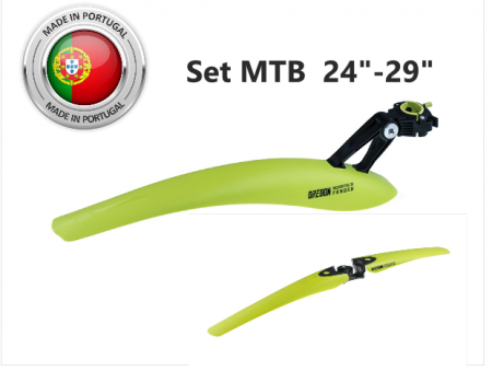 Aparatori noroi - Set Aparatori Noroi LASALLE SPORTS OREGON Verde Lime 24"-29"