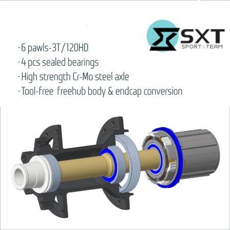 Set Butuci  Boost SXT180-R97 -32H -Negru [2]