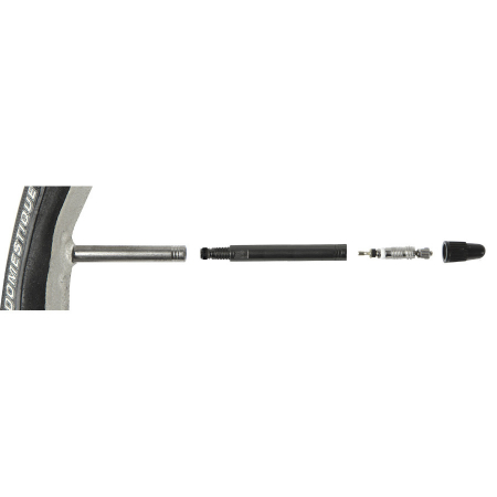 Set Extensie Valve M-WAVE Aluminiu 40 mm Silver [2]