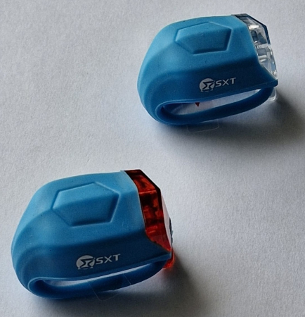 Set Flash cu Baterii SXT (Silicone) Albastru [1]