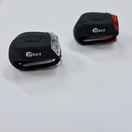 Set Flash cu Baterii SXT (silicone) Negru [1]
