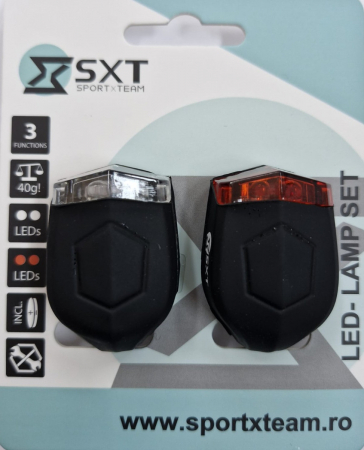Lumini - Set Flash cu Baterii SXT (silicone) Negru