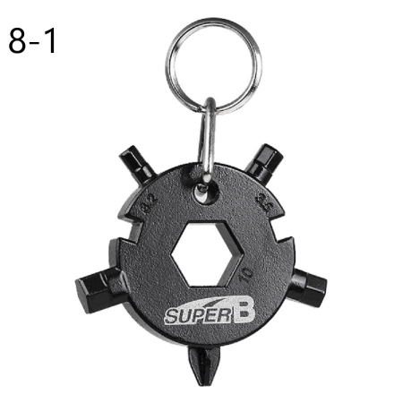 Scule si intretinere - Set Mini Scule SUPER B TB-FD08-BK   9 Functii