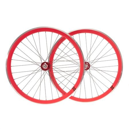 Piese - Set Roti Single Speed/Fixie SXT 700-32H 40 mm Rosu