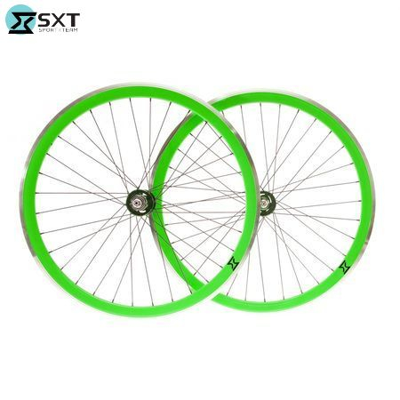 Piese - Set Roti Single Speed/Fixie SXT 700-32H 40 mm  Verde