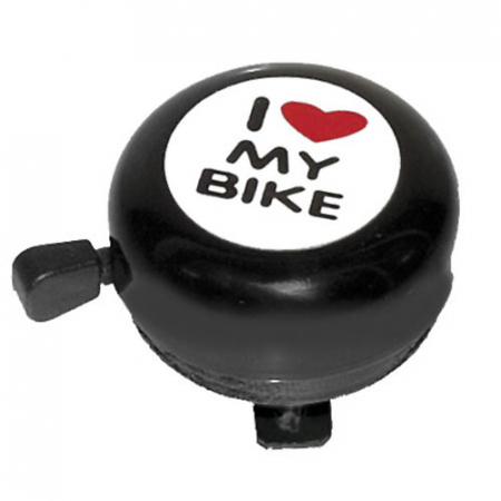 Accesorii - Sonerie Metal I LOVE MY BIKE Negru