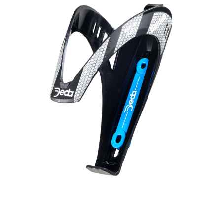 Accesorii - Suport Bidon Plastic DEDA "Gabbia" Negru/Grey