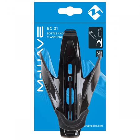 Suport Bidon Plastic M-WAVE BC 21 -Negru [1]
