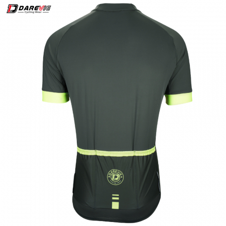 Tricou Ciclism DAREVIE Olive/Verde Neon Anti-Bacterial XL [3]
