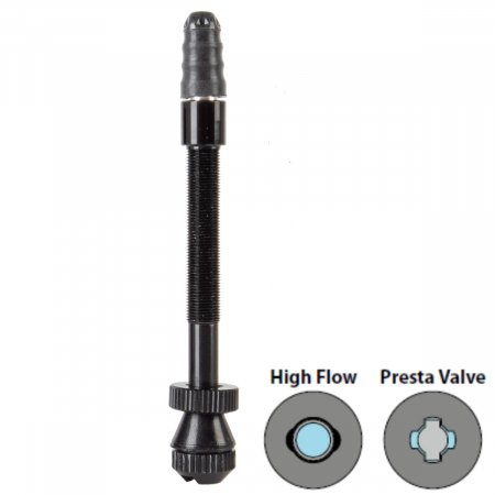 Piese - Valva Tubeless SXT Aluminiu 29-50mm Negru High Flow(1 buc)