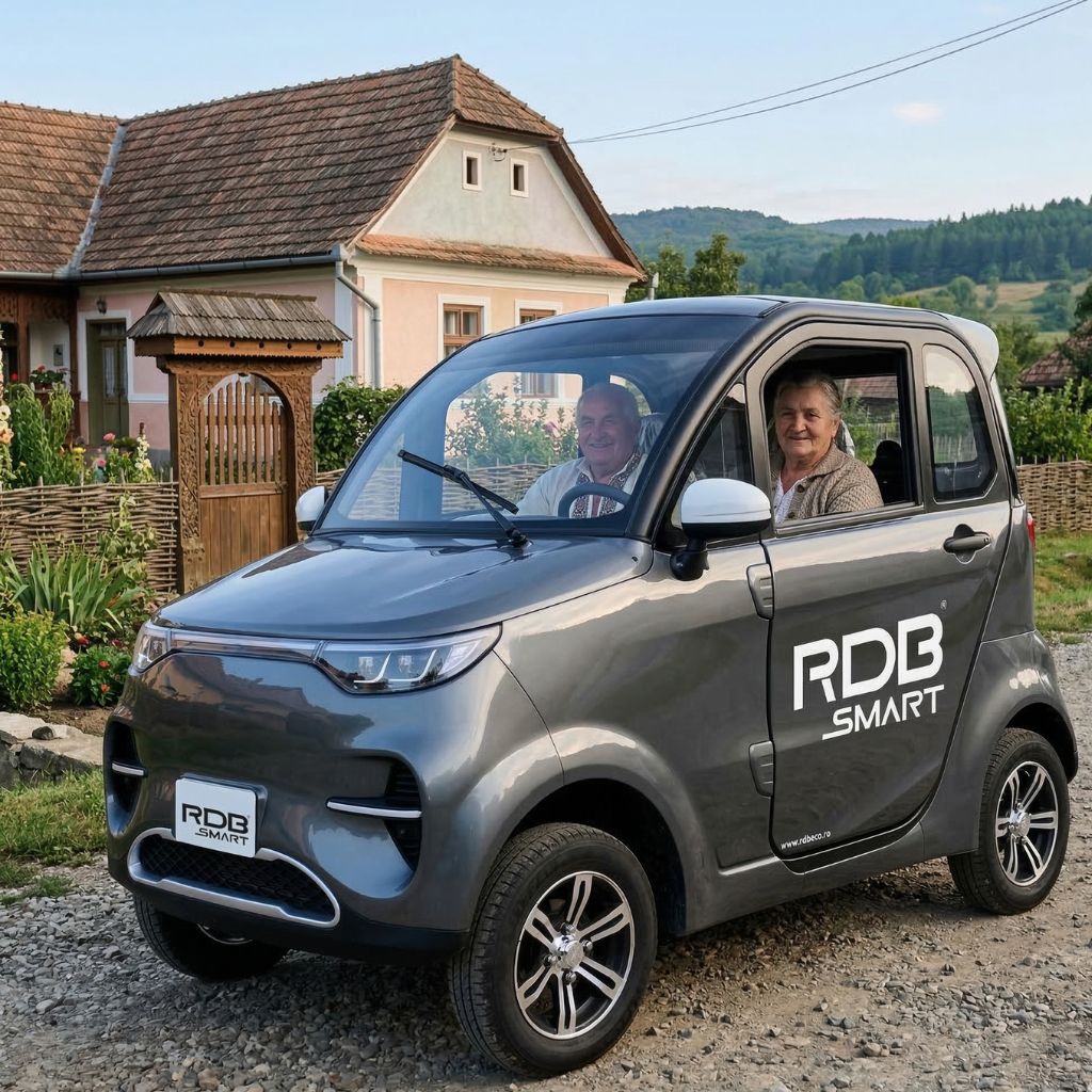 RDB SMART cu 2 locuri omologate în față și portbagaj în spate
