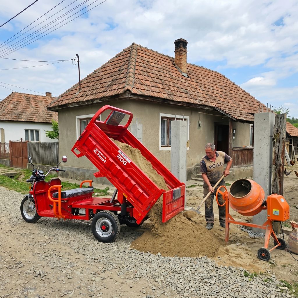 XL-KLASS4 HIDRAULIC cu basculare hidraulică pentru lucrări în gospodărie