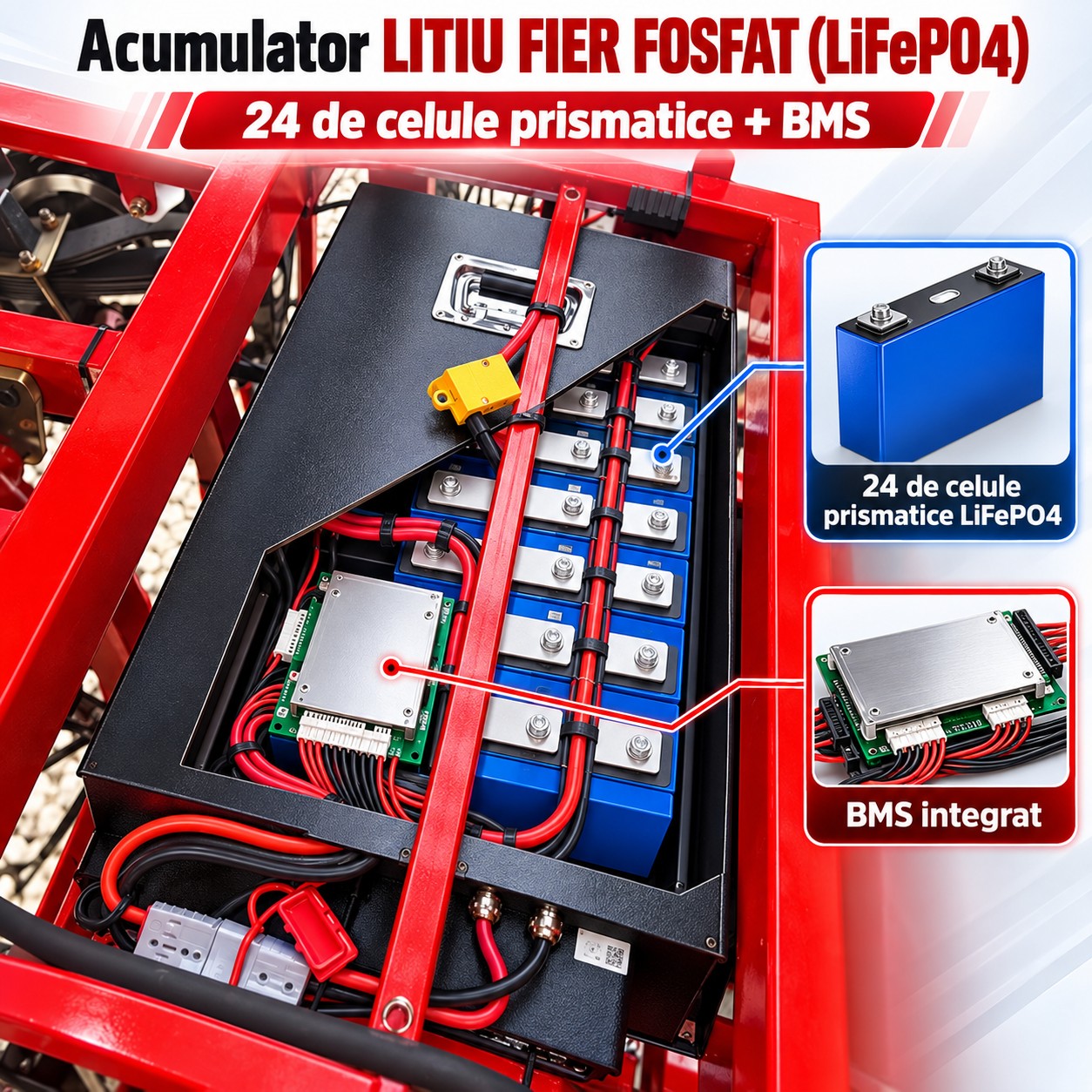 Camionetă electrică fără permis Geeli E-Truck cu baterii LiFePO4 și autonomie de până la 108 km