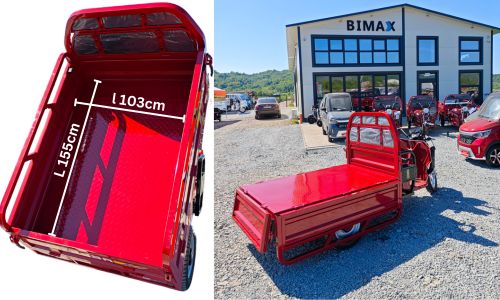 Benă basculabilă GL 15000 - dimensiuni utile