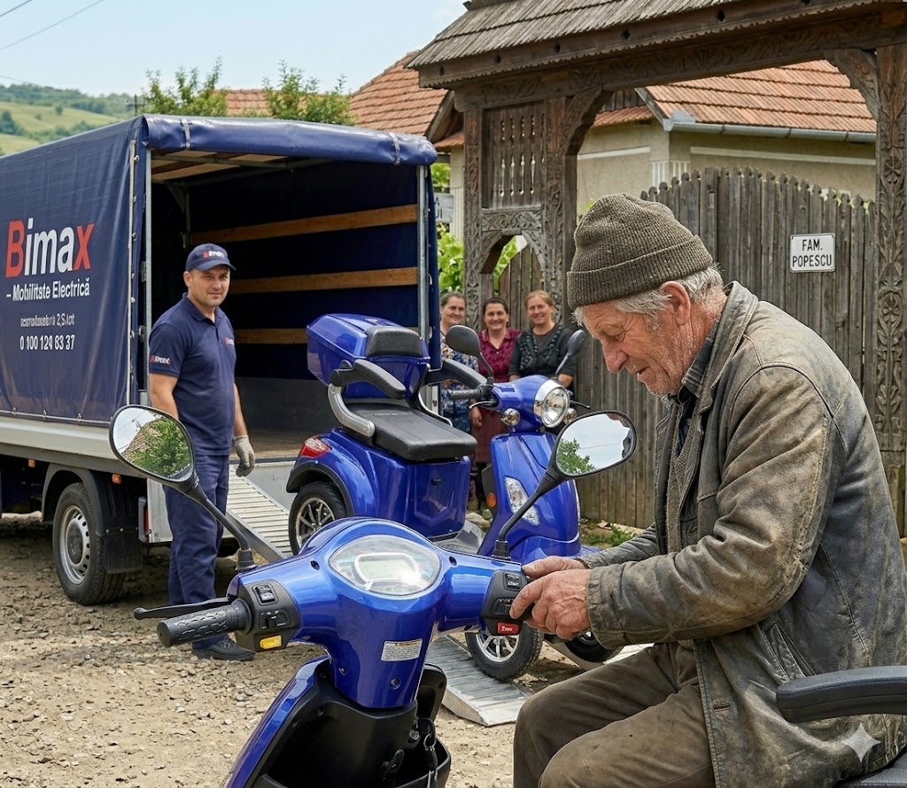 Comenzi simple pe ghidon la scuterul electric CL-30