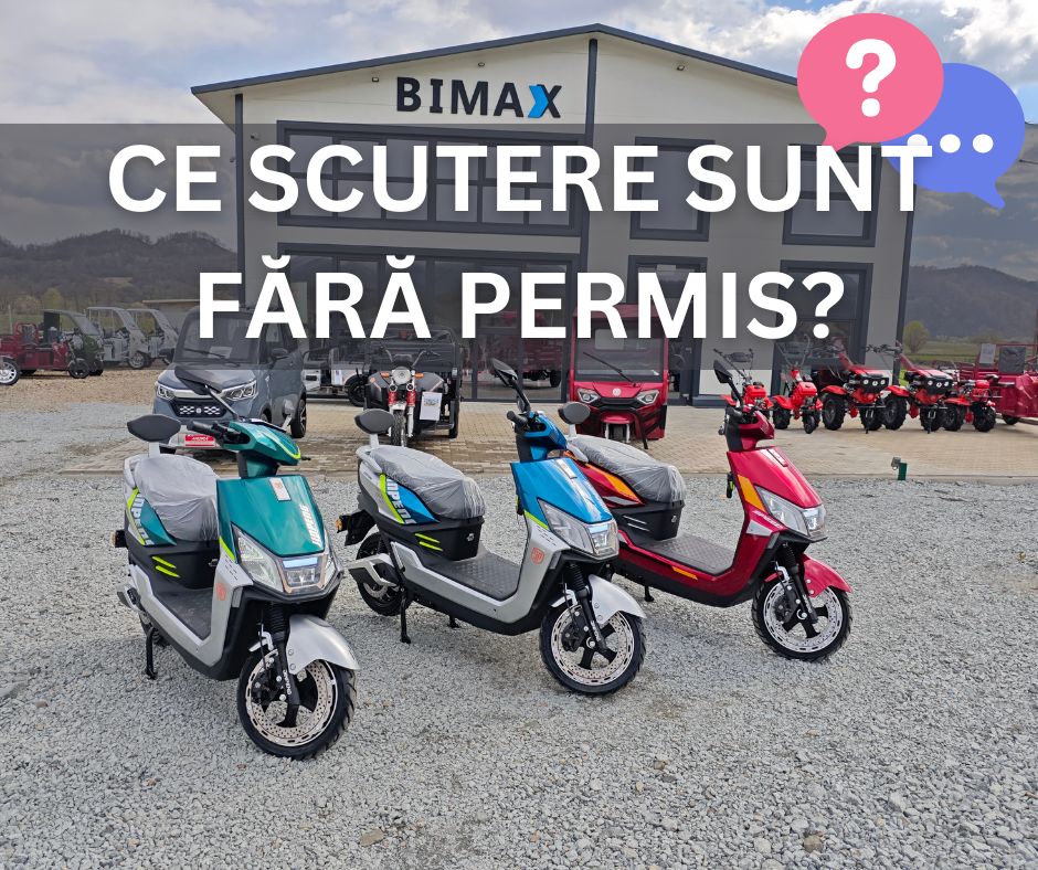 SCUTERE FĂRĂ PERMIS