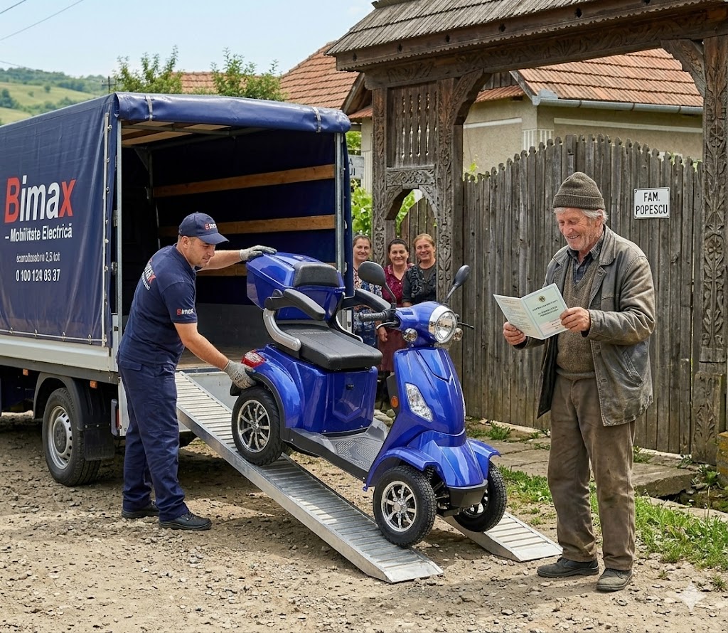 Scuter electric CL-30 livrat cu CIV inclus pentru înregistrare la primărie