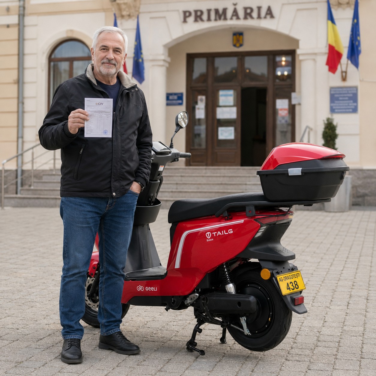Geeli Breeze cu CIV emis de RAR inclus la livrare