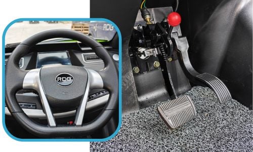 Conducere ușoară RDB SOFT - fără ambreiaj, cu volan