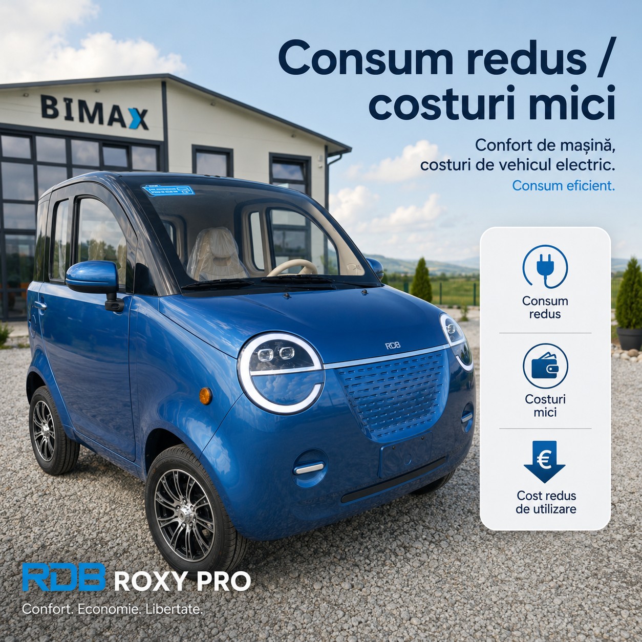 RDB ROXY PRO costuri mici de utilizare