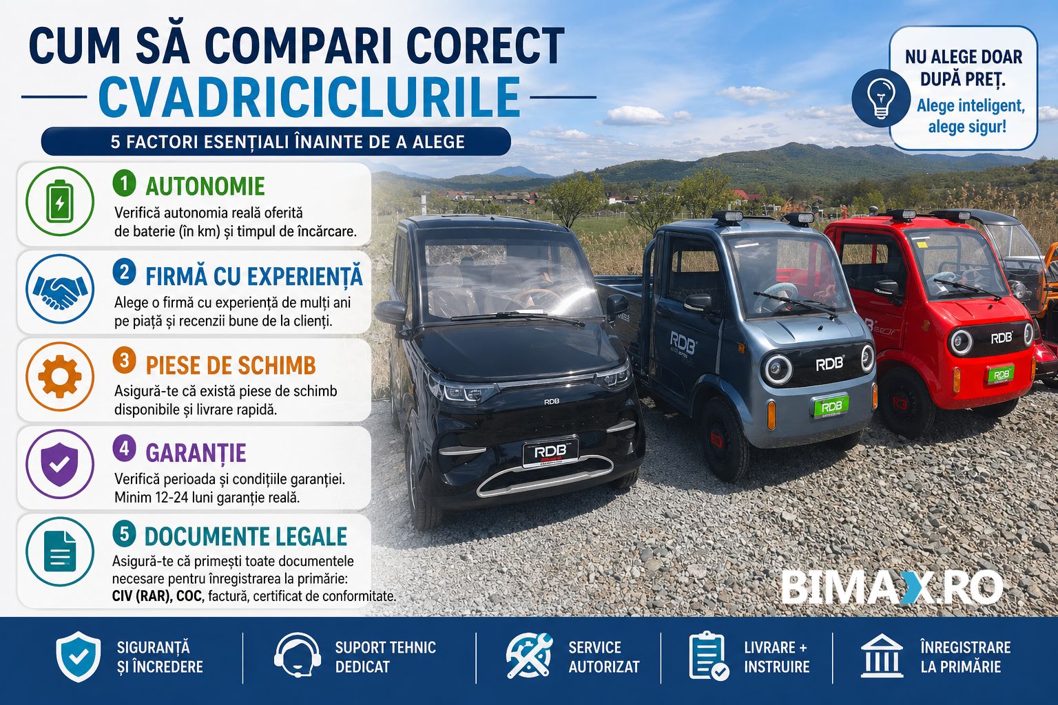 comparatie cvadriciclu fara permis