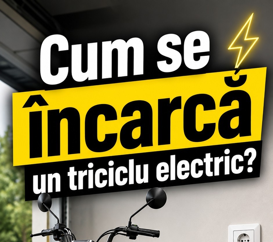 Cum se incarca un triciclu electric?