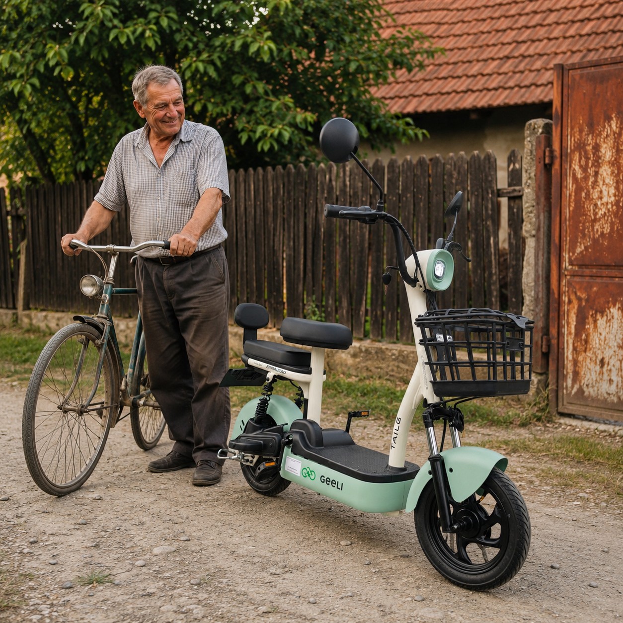 Upgrade de la bicicletă la Geeli Bee