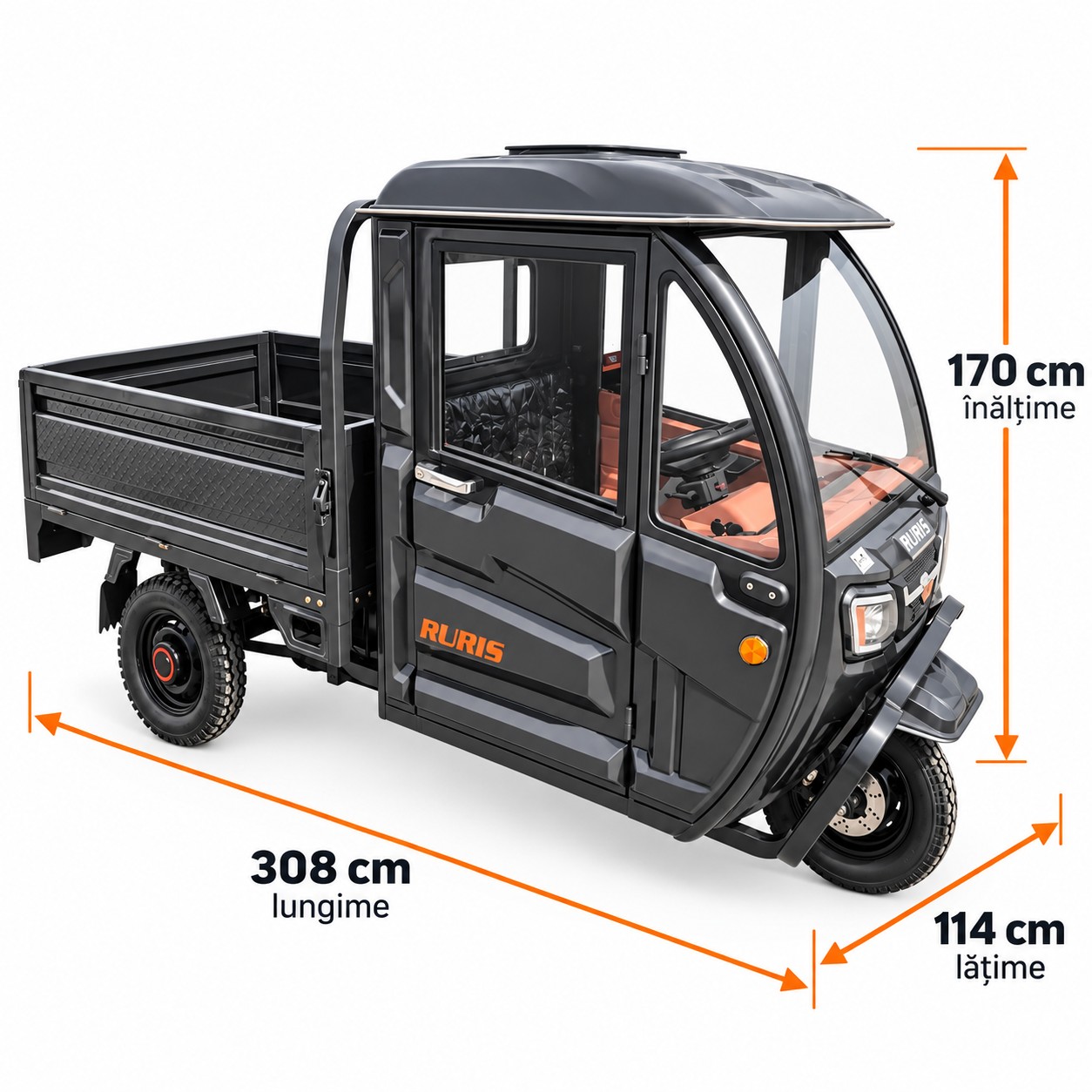 Dimensiuni RURIS PILOT 4000C 308 x 114 x 170 cm
