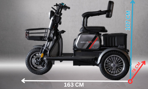 dimensiuni tricicleta arora ruzgar