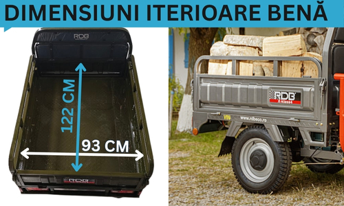 Dimensiuni utile benă X Klass4