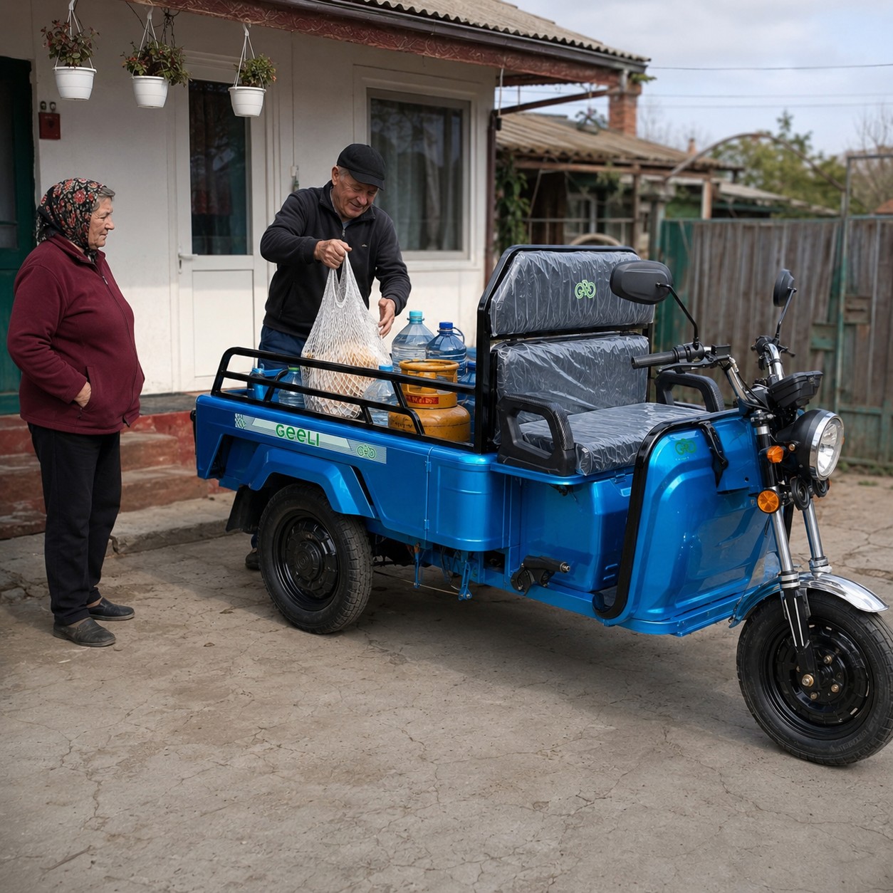 Geeli E-Pickup folosit zi de zi în gospodărie