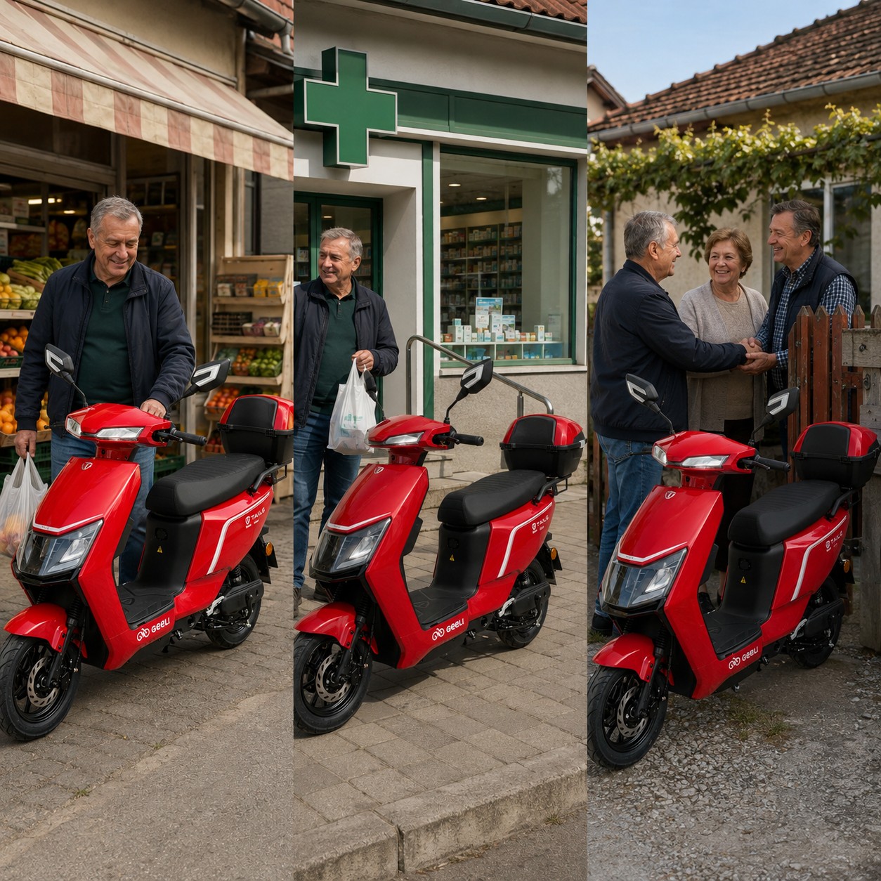 Geeli Breeze folosit pentru cumpărături și drumuri zilnice