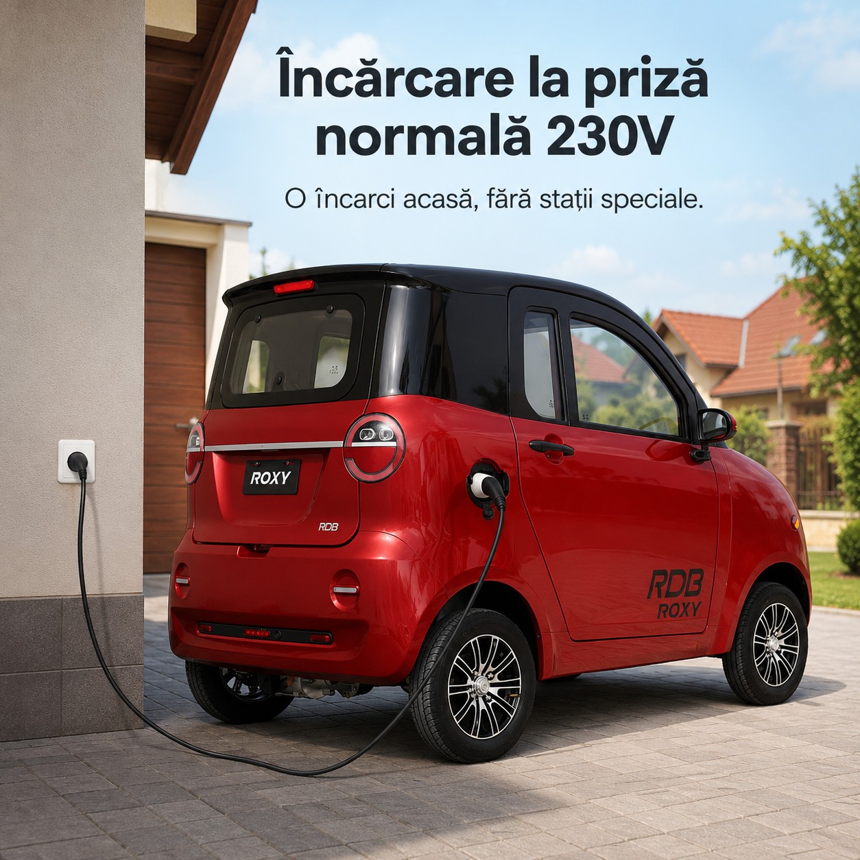 RDB ROXY PRO încărcare la priză normală