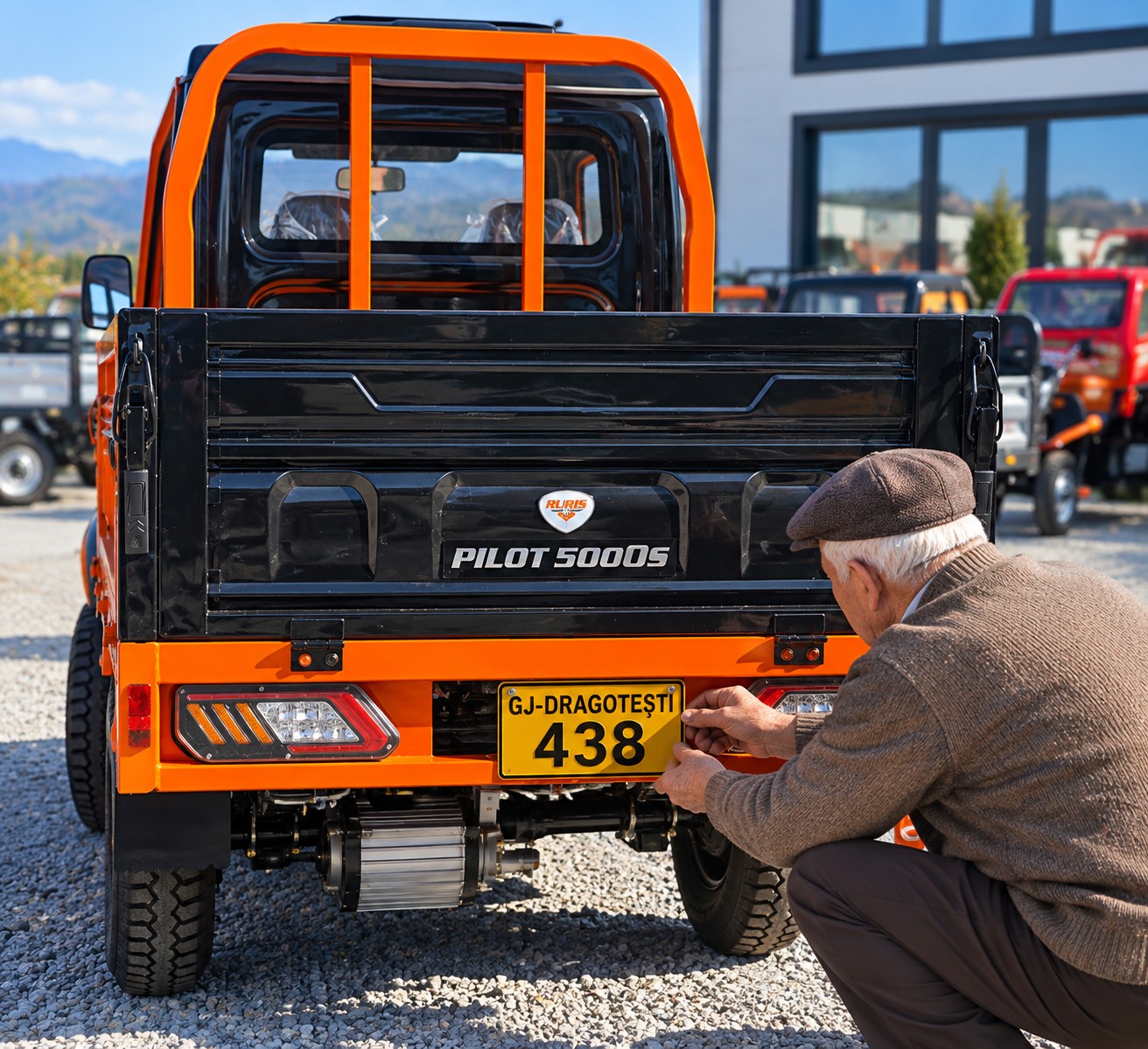 RURIS PILOT 5000S camionetă electrică fără permis cu CIV inclus